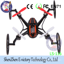 2.4G 4CH 6-Axis Gyro RC Quadcopter Promotional 4 in 1 Airplane New RC Drone With Camera Flying UFO